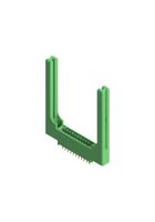 EDAC 346-022-556-858 Card Edge Connector, Dual Side, 1.57 mm, 22 Contacts, Through Hole Mount, Straight