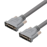 L-COM CLCA01HF-3M Computer Cable, MDR 26 Position Plug, MDR 26 Position Plug, 9.8 ft, 3 m, Gray, CLCA01HF Series