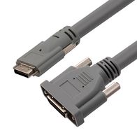 L-COM CLCA02HF-3M Computer Cable, SDR 26 Position Plug, MDR 26 Position Plug, 9.8 ft, 3 m, Gray, CLCA02HF Series