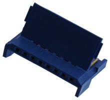 AMPHENOL COMMUNICATIONS SOLUTIONS 67516-208LF FFC / FPC Board Connector, 2.54 mm, 8 Contacts, Receptacle, Clincher 67516 Series, Through Hole