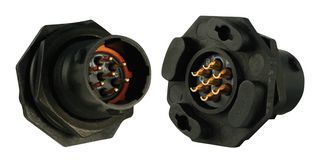 SOURIAU-SUNBANK / EATON UTS710E7P Circular Connector, Sealed Circular Connector, Trim Trio UTS Series, Jam Nut Receptacle