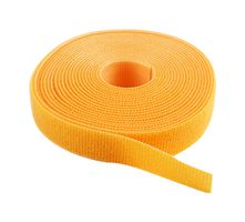 HELLERMANNTYTON GT.75X1804 Hook & Loop Fastener, Grip Tie Roll, 0.75" W x 15' L, PA6/PE, 0.75 ", 19.1 mm, Yellow
