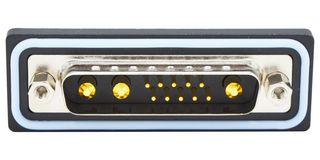 NORCOMP CDFR13W3113L461 Combination Layout D Sub Connector, IP67, NANOOK Series, DB-13W3, Plug, 13 Contacts