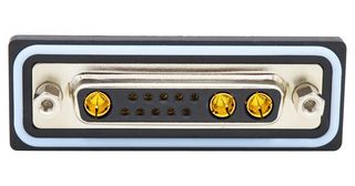 NORCOMP CDFR13W3213L211. Combination Layout D Sub Connector, IP67, NANOOK Series, DB-13W3, Receptacle, 13 Contacts