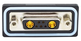 NORCOMP CDFR7W2213L261. Combination Layout D Sub Connector, IP67, NANOOK Series, DA-7W2, Receptacle, 7 Contacts
