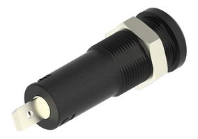 CAL TEST ELECTRONICS CT4008-0 Banana Test Connector, Sheathed, Jack, Panel Mount, 10 A, 5 kV, Black