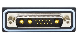 NORCOMP CDFV13W3113L451. Combination Layout D Sub Connector, IP67, NANOOK Series, DB-13W3, Plug, 13 Contacts