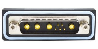NORCOMP CDFV9W4113L211 Combination Layout D Sub Connector, IP67, NANOOK Series, DB-9W4, Plug, 9 Contacts