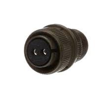 AMPHENOL INDUSTRIAL MS3106A16-11S Circular Connector, MIL-DTL-5015 Series, MS3106 Series, Straight Plug, 2 Contacts, Solder Socket