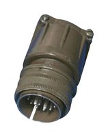 AMPHENOL INDUSTRIAL MS3106E20-15P Circular Connector, MIL-DTL-5015 Series, MS3106 Series, Straight Plug, 7 Contacts, Solder Pin