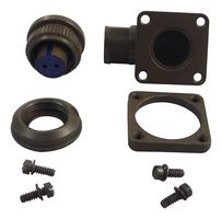 AMPHENOL INDUSTRIAL MS3108A10SL-4S Circular Connector, MIL-DTL-5015 Series, MS3108 Series, Right Angle Plug, 2 Contacts