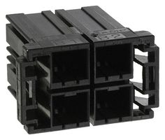 AMP - TE CONNECTIVITY 917807-2 Connector Housing, Dynamic D-5200 Series, Receptacle, 4 Positions, 10.16 mm