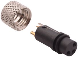 NORCOMP 854-003-203RLS4 Sensor Connector, IP67, Cable, VULCON Series, M8, Female, 3 Positions, Crimp Socket