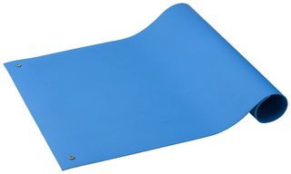 ACL STATICIDE 6672460 Dissipative Mat, 1 Layer, SpecMat-H Series, Polymer, Blue, 24" W x 60" L