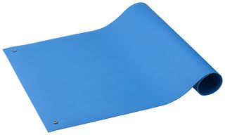 ACL STATICIDE 6683072 Dissipative Mat, 1 Layer, SpecMat-H Series, Polymer, Blue, 30" W x 72" L