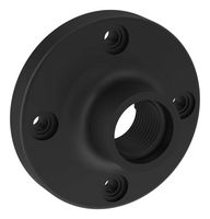 BANNER ENGINEERING SA-F12 Mounting Base Model, K100 Series Beacon, Die Cast Zinc, Black