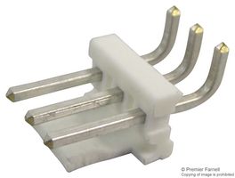 TE CONNECTIVITY - AMP 640389-3 Pin Header, Wire-to-Board, 3.96 mm, 2 Rows, 3 Contacts, Through Hole Right Angle, MTA-156 Series