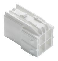 MOLEX 206997-2411 Connector Housing, Natural, CP-4.5 206997 Series, Plug, 4 Positions, 4.5 mm