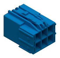 MOLEX 206997-2601 Connector Housing, Blue, CP-4.5 206997 Series, Plug, 6 Positions, 4.5 mm