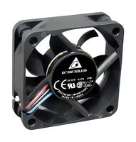 DELTA ELECTRONICS AFB04512MB DC Axial Fan, 12 V, Square, 45 mm, 15 mm, Ball Bearing, 11.586 CFM