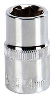 MULTICOMP PRO MP12-CRV14 Socket, Hex, 14mm, 1/2" Drive Size, Chrome Vanadium, DIN3120