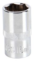 MULTICOMP PRO MP12-CRV16 Socket, Hex, 16mm, 1/2" Drive Size, Chrome Vanadium, DIN3120
