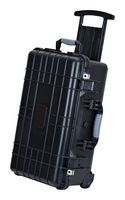 MULTICOMP PRO MP012211 Protective Case, Plastic, Black, 22.06" x 17.93" x 10.43", with Foam