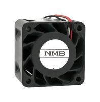 NMB TECHNOLOGIES 04028DE-12P-ZUK-2 DC Axial Fan, 12 V, Square, 40 mm, 28 mm, Ball Bearing, 24 CFM