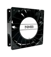 NMB TECHNOLOGIES 12038VE-48R-GU-01 DC Axial Fan, 48 V, Square, 120 mm, 38 mm, Ball Bearing, 244 CFM