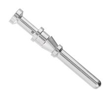 HARTING 09580006105 Heavy Duty Connector Contact, UIC 558 Series, Pin, 18 AWG, Crimp, 10 A, Copper Alloy