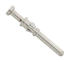 HARTING 09580006505 Heavy Duty Connector Contact, UIC 558 Series, Pin, 18 AWG, Crimp, 10 A, Copper Alloy
