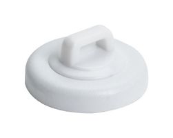 HELLERMANNTYTON 151-04025 Cable Tie Mount, 0.91" Dia, Grip Tie, Magnet, White, Neodymium Alloy, POM (Polyacetal), Steel