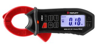 TRIPLETT CM24. Clamp Meter, AC/DC Current, 400 A, True RMS
