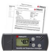 TRIPLETT RHDL30-NIST. Data Logger, NIST Certified, Temperature & Humidity, USB, LCD