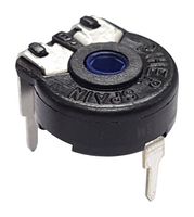 AMPHENOL PIHER SENSORS AND CONTROLS PT10MV10503A2020S Trimmer, Single Turn, Carbon, Top Adjust, 50 kohm, Through Hole, 1 Turns