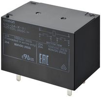 OMRON ELECTRONIC COMPONENTS G7L-2A-X-SI DC24 Power Relay, DPST-NO, 24 VDC, 30 A, G7L-X Series, Through Hole, Non Latching