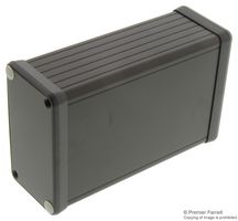 HAMMOND 1455K1201BK Metal Enclosure, 1455 Series, Extruded, Metal End Panels, Small, Extruded Aluminum, 42.93 mm, 78 mm