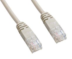 AMPHENOL CABLES ON DEMAND MP-52RJ11UNNE-003 Ethernet Cable, Cat5e, RJ11 Plug to RJ11 Plug, UTP (Unshielded Twisted Pair), Beige, 915 mm, 3 ft