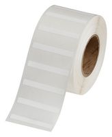 BRADY J20-151-7425J Label, Lab, Inkjet Printable, 6.35mm H x 50.8mm W, Polypropylene, White, 2000