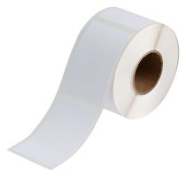 BRADY J20-260-2595 Label, Inkjet Printable, 85.09mm H x 55.11mm W, Vinyl, White, 340