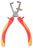 MULTICOMP PRO MP-VDE-WS6 Wire Stripper, Insulated, 6" Length, CRV, Thermoplastic Rubber Handle, 1kV, VDE