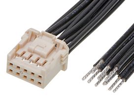 MOLEX 221956-1101 Cable Assembly, iGrid Receptacle to Free End, 10 Positions, 2 mm, 2 Row, 100 mm, 3.9 "