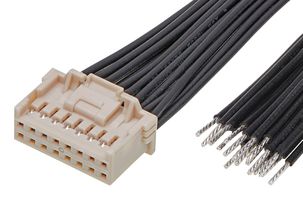 MOLEX 221956-1162 Cable Assembly, iGrid Receptacle to Free End, 16 Positions, 2 mm, 2 Row, 150 mm, 5.9 "
