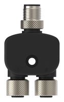 BANNER ENGINEERING CSB-M1240M1240 Sensor Splitter, Y - Style, Cable Mount, 4 Position M12 Plug, 2 x 4 Position M12 Receptacle