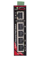 RED LION CONTROLS EB-5ES-PSE-1 Switch, 5 Ports, Industrial, Unmanaged PoE Fast Ethernet, DIN Rail / Panel, RJ45 x 5