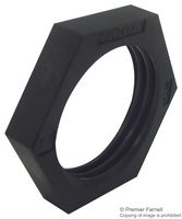 TE CONNECTIVITY 293708-1 Connector Accessory, Hex Nut, 5, 6 & 7 Pole Panel Mount Socket Connector, Natural, Nector M