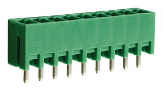 CAMDENBOSS CTBP93VD/9 Terminal Block, Closed Ended, Header, 3.5 mm, 9 Positions, Through Hole Vertical