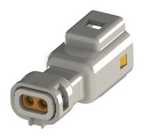 EDAC 560-002-000-111 Connector Housing, IP67, White, 1.3-1.7mm, E-Seal 560 Series, Plug, 2 Positions, 2.5 mm