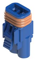 EDAC 572-002-000-400 Connector Housing, IP67, Blue, E-Seal 572 Series, Receptacle, 2 Positions, 5.8 mm