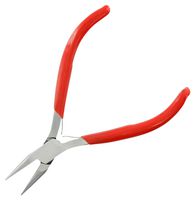 MULTICOMP PRO MP012507 Pliers, Box Joint, Snipe Nose, Smooth Jaw, Comfortable Insulated Grips, Stainless Steel, 4.72" L